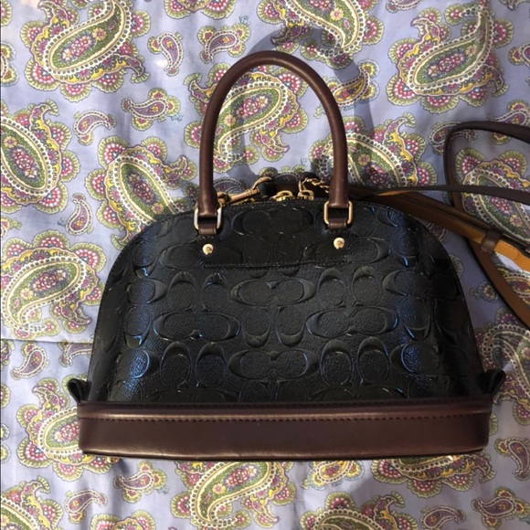 Coach Mini Sierra Satchel In Wine - Picture 2 of 5